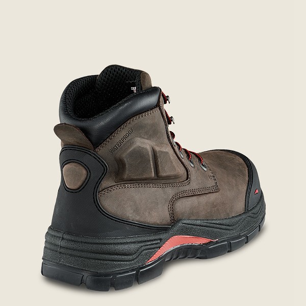 Red Wing Safety Boots King Toe® Adc - 6-inch Insulated Waterproof Csa Toe - Dark Grey - Mens PYN9483